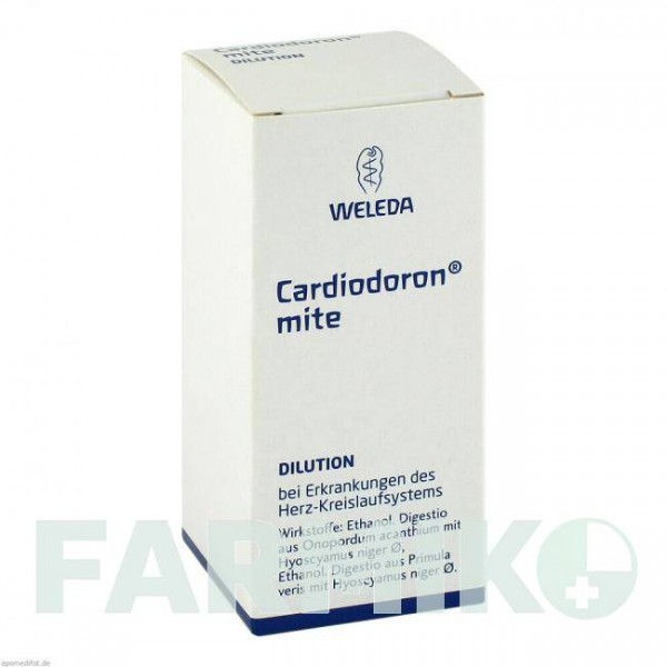 КАРДИОДОРОН (CARDIODORON) раствор 50 мл - Активные вещества WELEDA