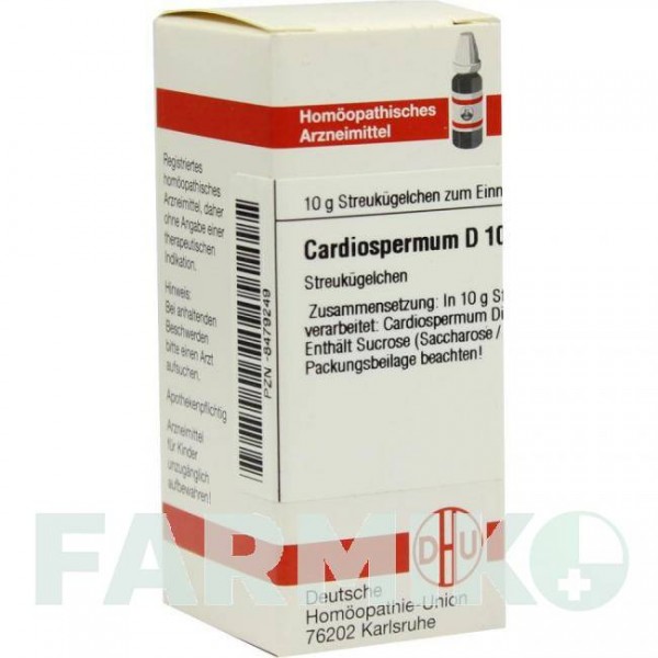 КАРДИОСПЕРМУМ (CARDIOSPERMUM) D 100 глобули 10 г - Гомеопатия DHU