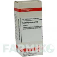 КАРДІОСПЕРМУМ (CARDIOSPERMUM) D 3 таблетки 80 шт - Гомеопатія DHU