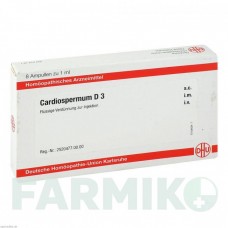 КАРДИОСПЕРМУМ (CARDIOSPERMUM) D 3 ампулы 8x1 мл - Гомеопатия DHU