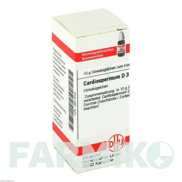 КАРДИОСПЕРМУМ (CARDIOSPERMUM) D 3 глобули 10 г - Гомеопатия DHU