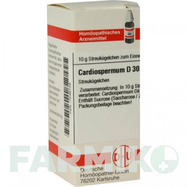 КАРДИОСПЕРМУМ (CARDIOSPERMUM) D 30 глобули 10 г - Гомеопатия DHU
