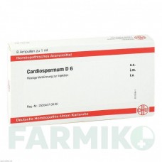 КАРДИОСПЕРМУМ (CARDIOSPERMUM) D 6 ампулы 8x1 мл - Гомеопатия DHU