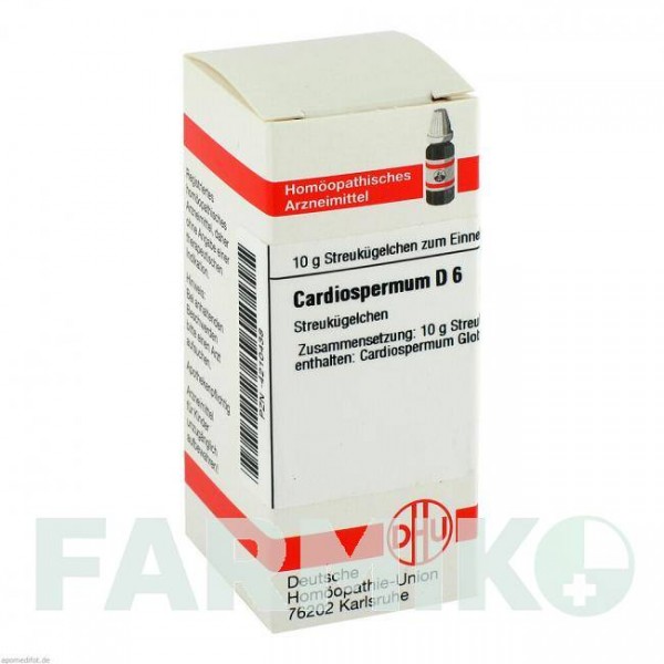КАРДИОСПЕРМУМ (CARDIOSPERMUM) D 6 глобули 10 г - Гомеопатия DHU