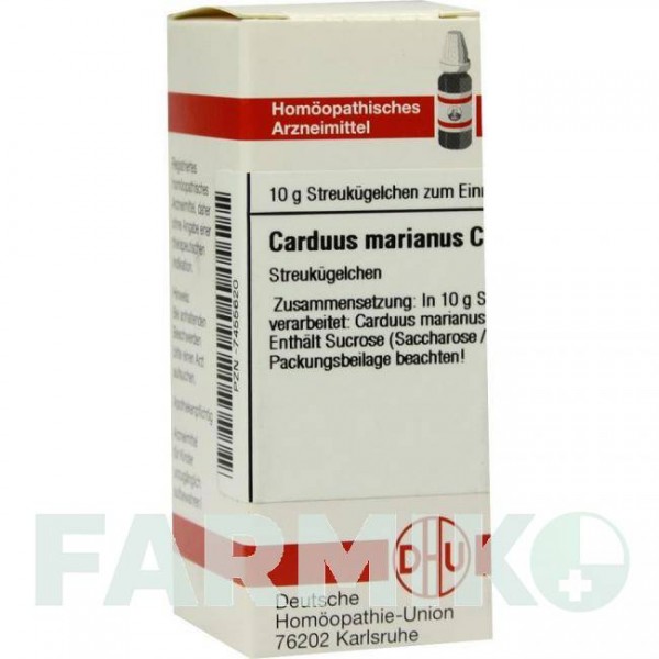 КАРДУС МАРИАНУС (CARDUUS MARIANUS) C 200 глобули 10 г - Гомеопатия DHU