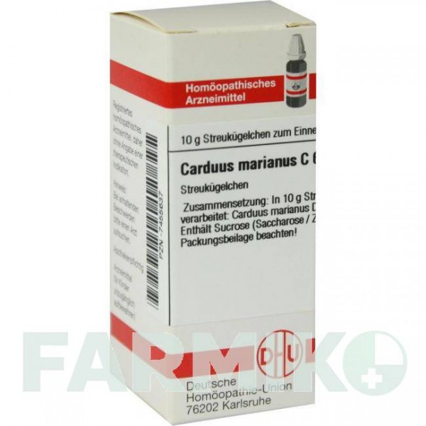 КАРДУС МАРИАНУС (CARDUUS MARIANUS) C 6 глобули 10 г - Гомеопатия DHU