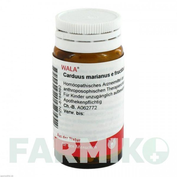 КАРДУС МАРІАНУС (CARDUUS MARIANUS) D 3 глобули 20 г - Гомеопатія WALA HEILMITTEL