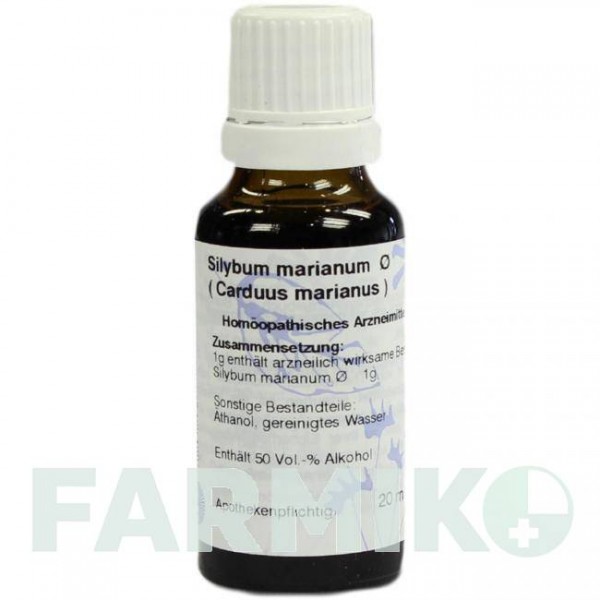 КАРДУС МАРИАНУС (CARDUUS MARIANUS) раствор 20 мл - Гомеопатия HANOSAN