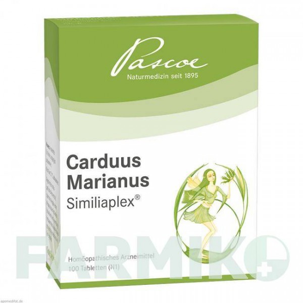 КАРДУС МАРИАНУС (CARDUUS MARIANUS) таблетки 100 шт - Гомеопатия PASCOE