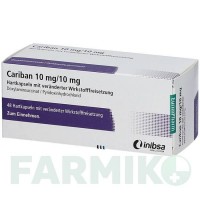КАРИБАН (CARIBAN) 10 мг/10 мг капсулы 24 шт - Доксиламин, Другое EURIMPHARM