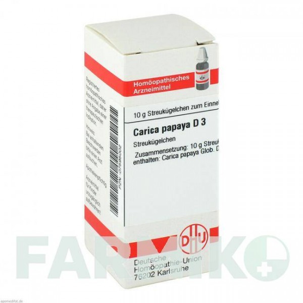 КАРИКА (CARICA) D 3 глобули 10 г - Гомеопатия DHU