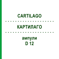 КАРТИЛАГО (CARTILAGO) D 12 ампулы 10x1 мл - Гомеопатия WALA HEILMITTEL