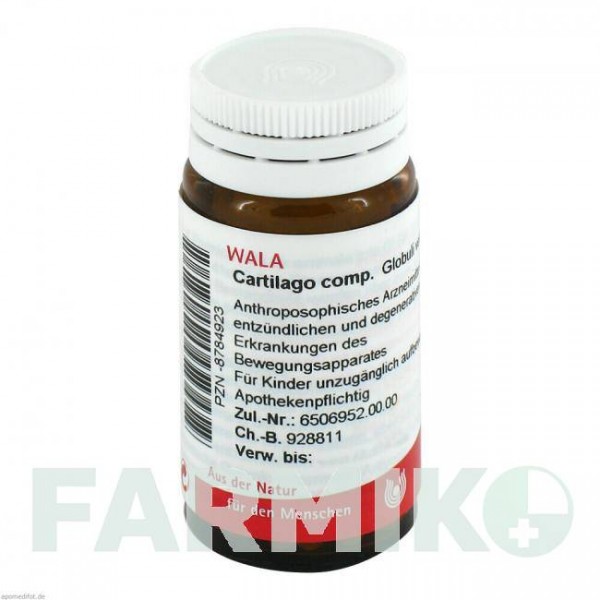 КАРТИЛАГО (CARTILAGO) глобули 20 г - Гомеопатія WALA HEILMITTEL