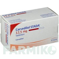 КАРВЕДИЛОЛ (CARVEDILOL) 12,5 мг таблетки 100 шт - Карведилол STADAPHARM