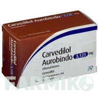 КАРВЕДИЛОЛ (CARVEDILOL) 3,125 мг таблетки 100 шт - Карведилол PUREN PHARMA
