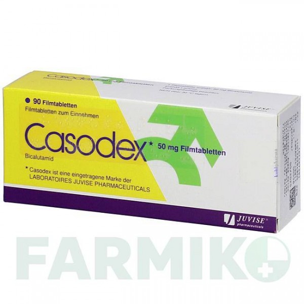 КАСОДЕКС (CASODEX) таблетки 90 шт - Бікалутамід KOHLPHARMA