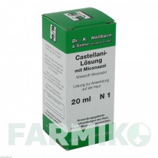 КАСТЕЛЛАНИ (CASTELLANI) раствор 20 мл - Миконазол DR.K.HOLLBORN & SOHNE