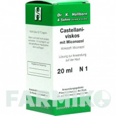КАСТЕЛЛАНИ (CASTELLANI) раствор 20 мл - Миконазол DR.K.HOLLBORN & SOHNE