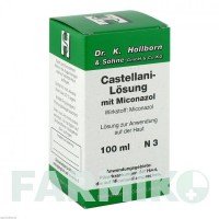 КАСТЕЛЛАНИ (CASTELLANI) раствор 100 мл - Миконазол DR.K.HOLLBORN & SOHNE