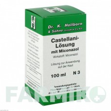 КАСТЕЛЛАНИ (CASTELLANI) раствор 100 мл - Миконазол DR.K.HOLLBORN & SOHNE