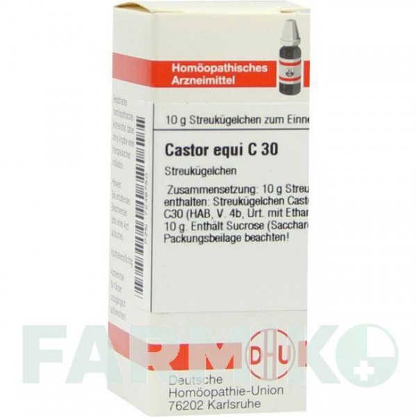 КАСТОР (CASTOR) C 30 глобули 10 г - Гомеопатия DHU