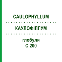 КАУЛОФІЛЛУМ (CAULOPHYLLUM) C 200 глобули 0,5 г - Гомеопатія GUDJONS