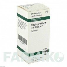 КАУЛОФИЛЛУМ ПЕНТАРКАН (CAULOPHYLLUM PENTARKAN) таблетки 200 шт - Гомеопатия DHU