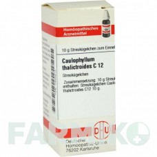 КАУЛОФІЛУМ ТАЛІКТРОЇДЕС (CAULOPHYLLUM THALICTROIDES) C 12 глобули 10 г - Гомеопатія DHU