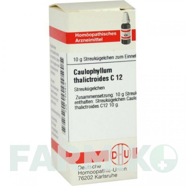 КАУЛОФІЛУМ ТАЛІКТРОЇДЕС (CAULOPHYLLUM THALICTROIDES) C 12 глобули 10 г - Гомеопатія DHU
