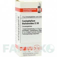 КАУЛОФІЛУМ ТАЛІКТРОЇДЕС (CAULOPHYLLUM THALICTROIDES) D 30 глобули 10 г - Гомеопатія DHU