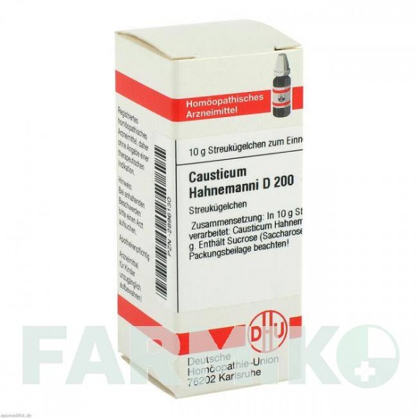 КАУСТИКУМ ГАНЕМАНИ (CAUSTICUM HAHNEMANNI) D 200 глобули 10 г - Гомеопатия DHU