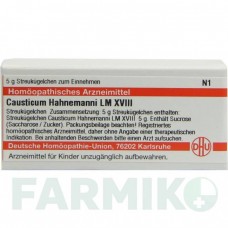КАУСТИКУМ ГАНЕМАНИ (CAUSTICUM HAHNEMANNI) LM XVIII глобули 5 г - Гомеопатия DHU