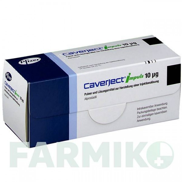 КАВЕРДЖЕКТ (CAVERJECT) 10 мкг порошок 2 шт - Алпростадил PFIZER