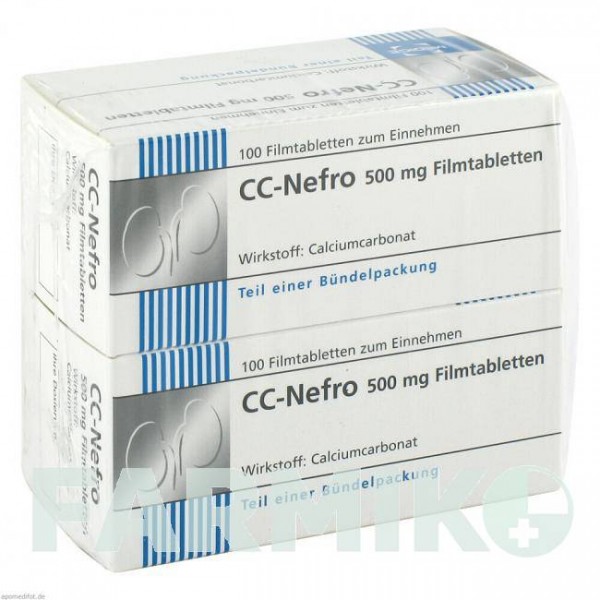 СС НЕФРО (CC NEFRO) таблетки 200 шт - Кальция карбонат MEDICE PUTTER
