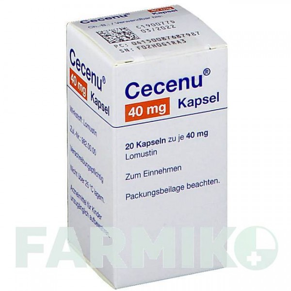 ЦЕЦЕНУ (CECENU) капсули 20 шт - Ломустин MEDAC