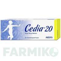 СЕДІЯ (CEDIA) 20 мкг/150 мкг таблетки 6x21 шт - Дезогестрел, Етинілестрадіол ARISTO PHARMA
