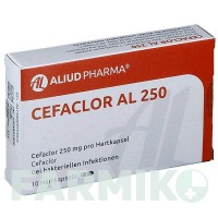 ЦЕФАКЛОР (CEFACLOR) 250 капсули 20 шт - Цефаклор ALIUD PHARMA