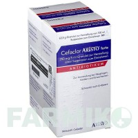 ЦЕФАКЛОР (CEFACLOR) 250 мг/5 мл гранули 2x100 мл - Цефаклор ARISTO PHARMA