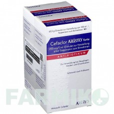 ЦЕФАКЛОР (CEFACLOR) 250 мг/5 мл гранули 2x100 мл - Цефаклор ARISTO PHARMA