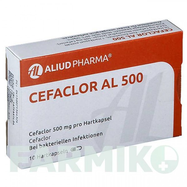 ЦЕФАКЛОР (CEFACLOR) 500 капсули 10 шт - Цефаклор ALIUD PHARMA