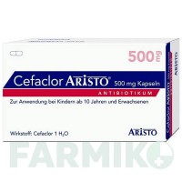 ЦЕФАКЛОР (CEFACLOR) 500 мг капсулы 10 шт - Цефаклор ARISTO PHARMA