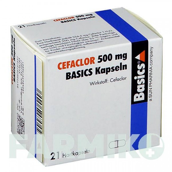 ЦЕФАКЛОР (CEFACLOR) 500 мг капсули 21 шт - Цефаклор BASICS