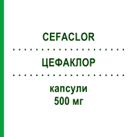ЦЕФАКЛОР (CEFACLOR) 500 мг капсулы 8 шт - Цефаклор K24 PHARMACEUTICALS