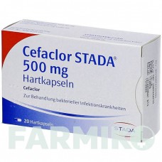 ЦЕФАКЛОР (CEFACLOR) 500 мг капсулы 20 шт - Цефаклор STADAPHARM