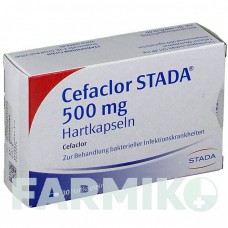 ЦЕФАКЛОР (CEFACLOR) 500 мг капсулы 30 шт - Цефаклор STADAPHARM