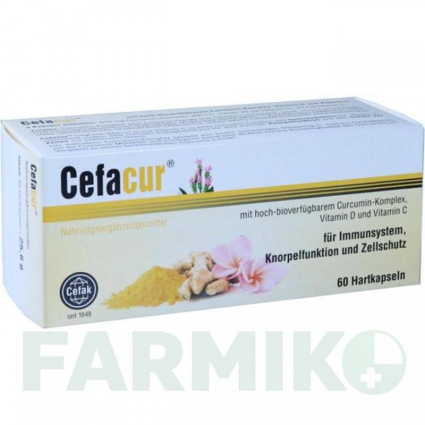 ЦЕФАКУР (CEFACUR) капсулы 60 шт - Активные вещества CEFAK