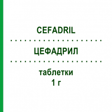 ЦЕФАДРИЛ (CEFADRIL) 1 г таблетки 8 шт - Цефадроксил AGIPS FARMACEUTICI