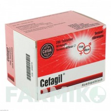 ЦЕФАГИЛ (CEFAGIL) таблетки 200 шт - Активные вещества CEFAK