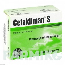 ЦЕФАКЛИМАН (CEFAKLIMAN) таблетки 100 шт - Корневище цимицифуги CEFAK