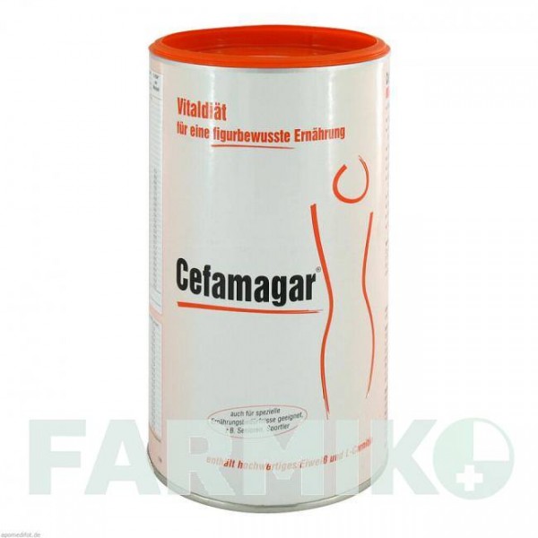 ЦЕФАМАГАР (CEFAMAGAR) порошок 510 г - Активні речовини CEFAK